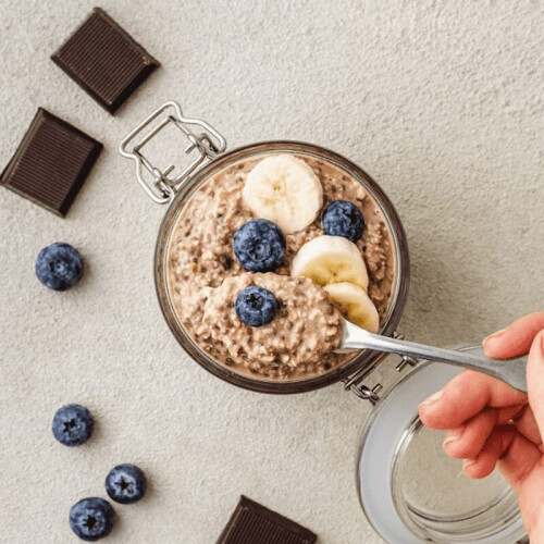 Linwoods Chocolate Protein Overnight Oats (1kg) 2