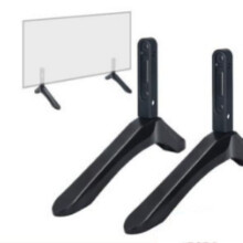Kompatibel mit Samsung TV-Beinen, einfache Installation, universeller TV-Ständer mit superstabilen, rutschfesten Pads für platzsparende TV