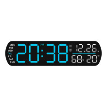 Azan Clock Islamic Muslim Prayer Table Alarm Clock, Compatible with black USB digital clock for home bedroom daily use