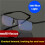 Reading Glasses with DualZone Progressive Lenses, Blue Light Blocking Titanium Half Frame +250 Black 4