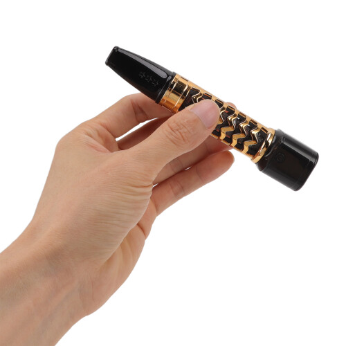 Eco-Friendly Ashless Cigarette Filter Holder, Gold, 135mm 2