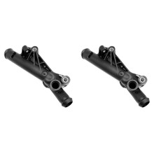 2x Koelvloeistofthermostaat wateruitlaatconnector 1831795 BM5G-8K556-FA Compatibel met Ford Mondeo Focus MK3 1.6 2011-2015 BM5G8K556FA