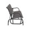 Charles Bentley Charles Bentley Steel 2 Seater Rocking Bench - Grey 6