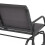 Charles Bentley Charles Bentley Steel 2 Seater Rocking Bench - Grey 7