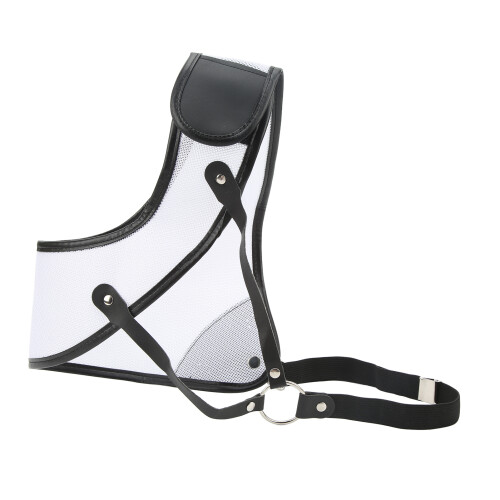 Archery Chest Guard Protector Recurve Composite Bow White 20x30cm