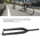 Carbon Fahrrad Vorderradgabel 29 Boost 15x110 21
