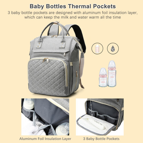 Durable Nylon Diaper Bag for Strollers