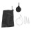 Black Silicone Enema Bulb Kit 224ML with Hose & Replaceable Nozzle 2