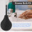 Black Silicone Enema Bulb Kit 224ML with Hose & Replaceable Nozzle 7