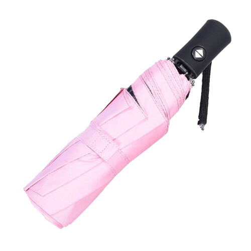 Pink Portable UV-Proof Full Auto Umbrella, 96cm Diameter 1