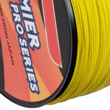 5,0/50LB Abriebfeste 4‑Strang-Geflochtene PE-Angel-, 300 m, Gelb