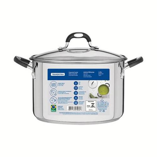 Tramontina Astro 20cm Deep Casserole 1