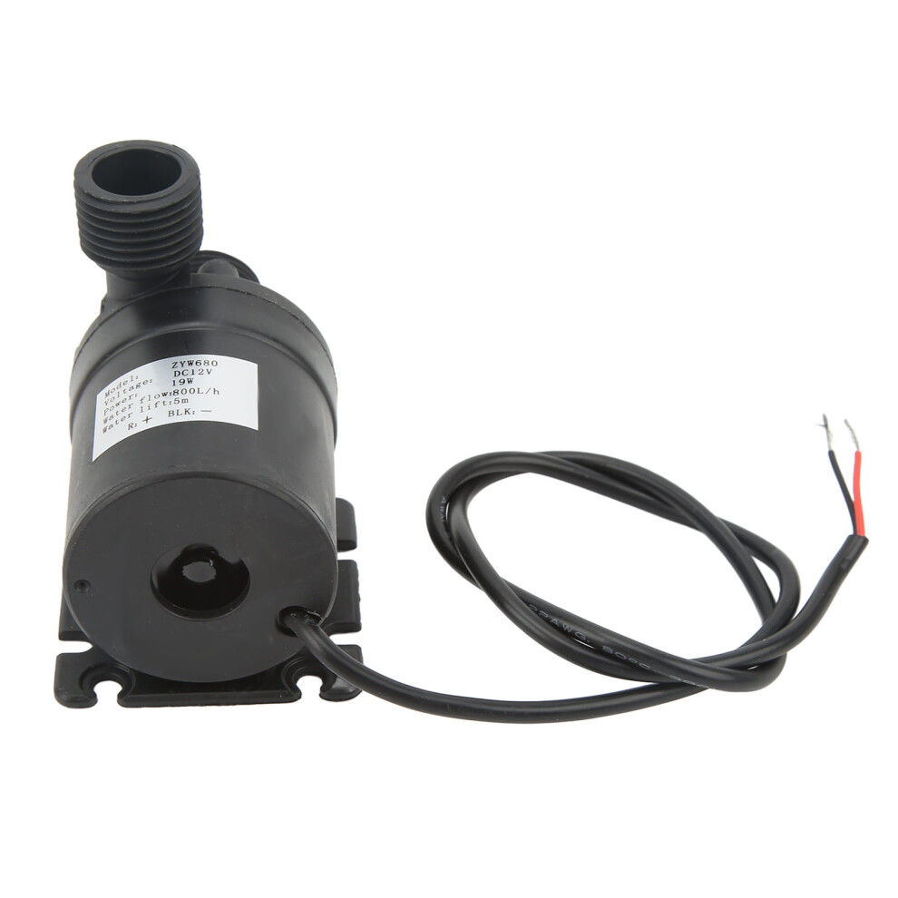 Brushless Dc Water Pump 16.4Ft Lift 800L/H For Fountain Pool Aquarium 7681389962344