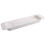 Expandable Bathtub Tray with Drain Holes, Foldable Bath Caddy Shelf Organizer, White 1
