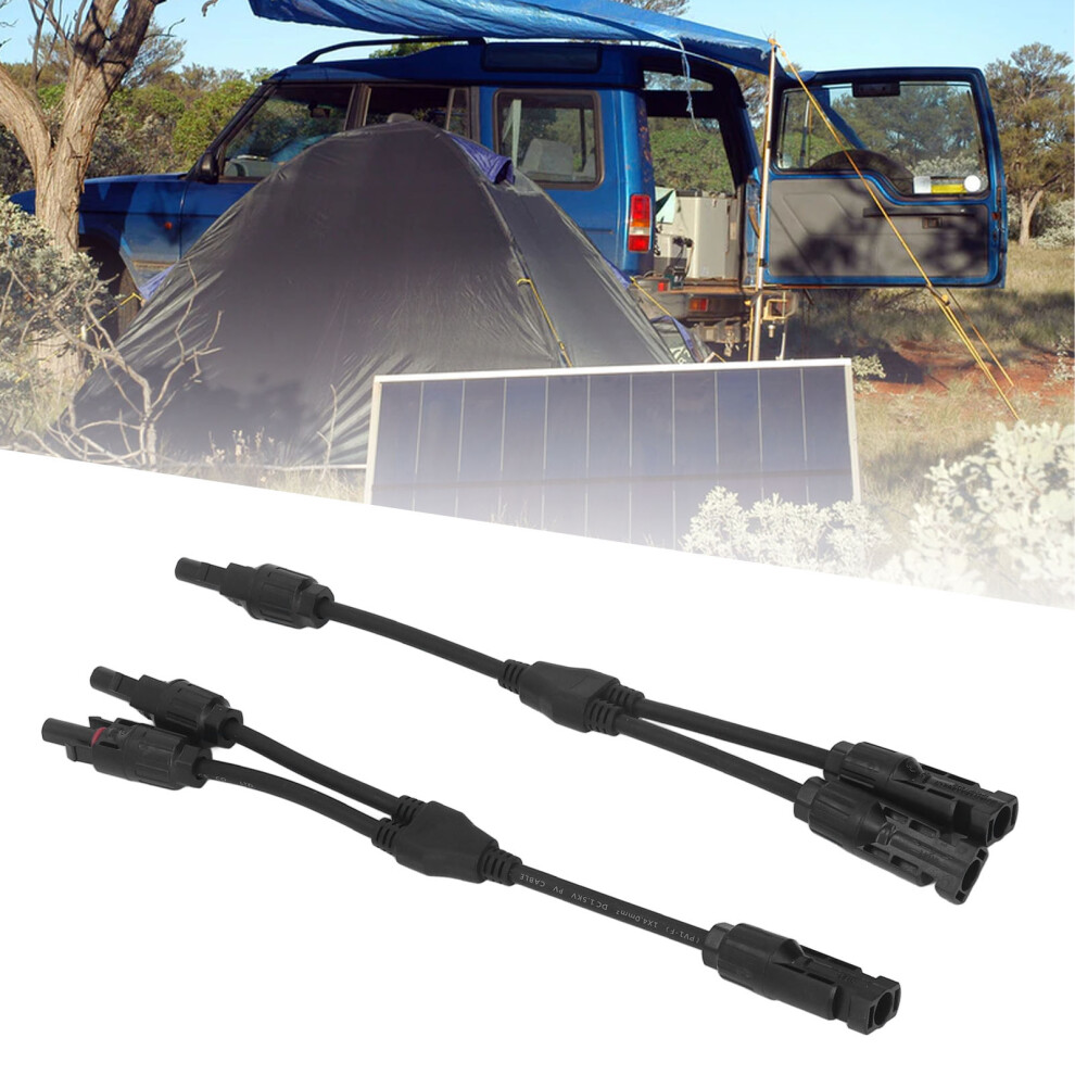 1 Pair Dc 1000V Solar Connector Y Branch Parallel Adapter, 30.5Cm 6911389962725