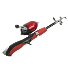 Kids Fishing Kit with Rod, Reel, Lures & Storage Bag, Red