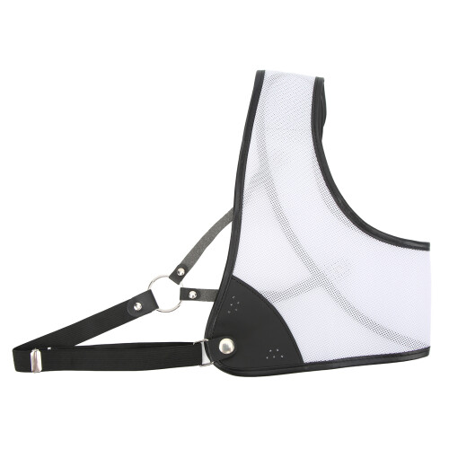 Archery Chest Guard Protector Recurve Composite Bow White 20x30cm 1