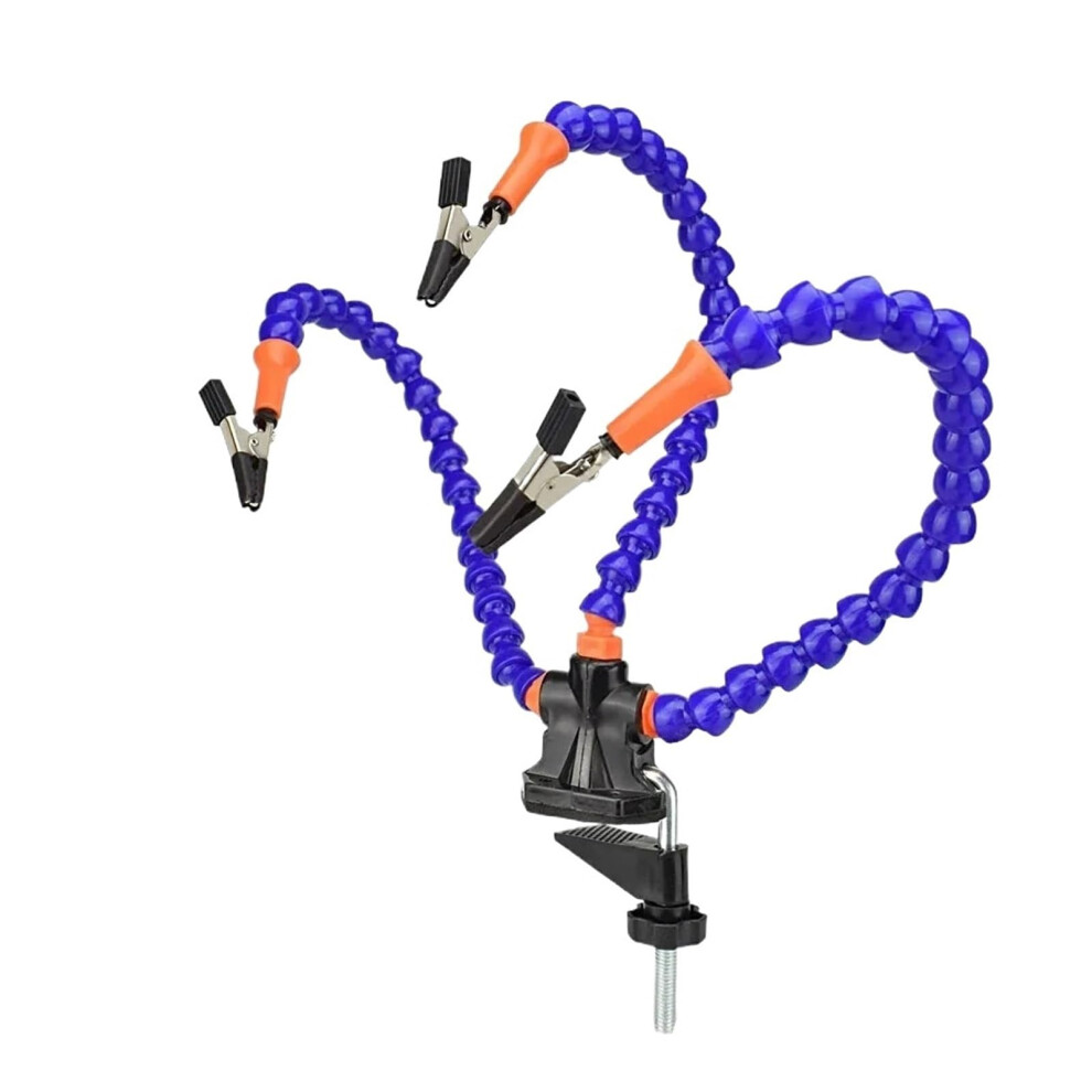 Helping Hands Soldering Station With Magnifier Light, Third Hand Tool With 360 Clips And Flexible Arms 9053599088288