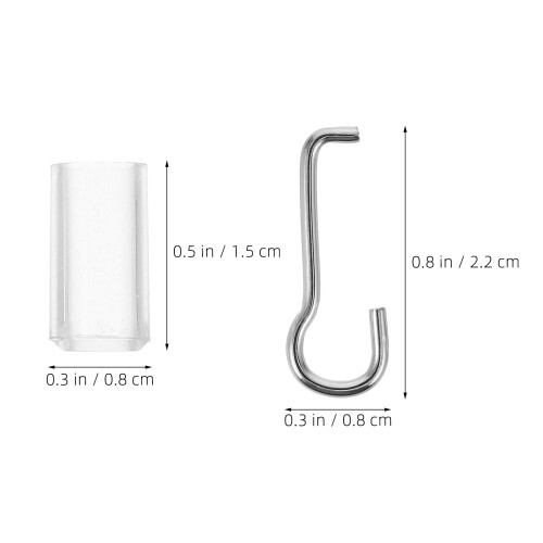 12Set Easy Install Blind Wand Clip and Hook Collar Replacement Kit 1