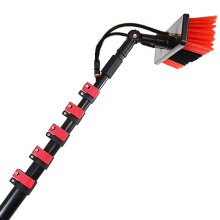 Water Fed Pole Window Cleaning Kit with Telescopic Brush, Extended Reach for Solar Panels and Windows
