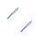 2Pcs Durable Blue Rubber Strap for Motorcycle Side Stand Kickstand 10