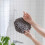 Microfiber Hand Towel with Hanging Loop Quick Dry Soft Absorbent for Bathroom and Kitchen Grey 4