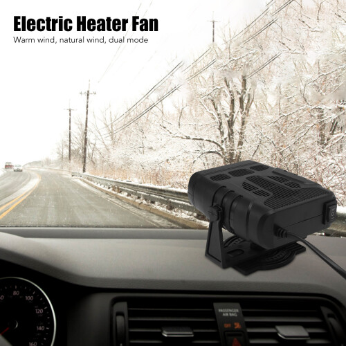 Dual 2-Mode Car Heater 12V 200W, Adjustable, Fireproof Defroster 2