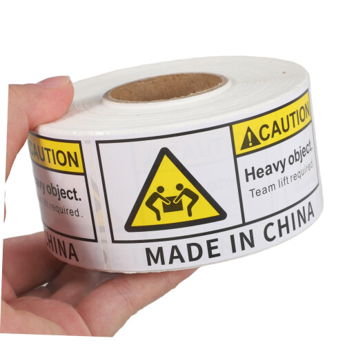 Warning Labels Handle With Care Stickers Heavy Object Waterproof Strong Adhesive 500 Sheets 2