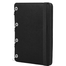 Shoe Charm Display Holder Large Capacity Felt Organizer Book with Reliable Protection Black Style 2