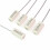 White Numbered Security Cable Seals 100 Pack Tamper Proof Steel Wire for Trucks and 5