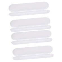 4pcs Thermometer Storage Case, Small Plastic Digital Thermometer Holder, Lightweight Protective Box