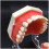 Dental Teeth Model with Gums for Teaching Study, Crown and Cavity Preparation Training 4