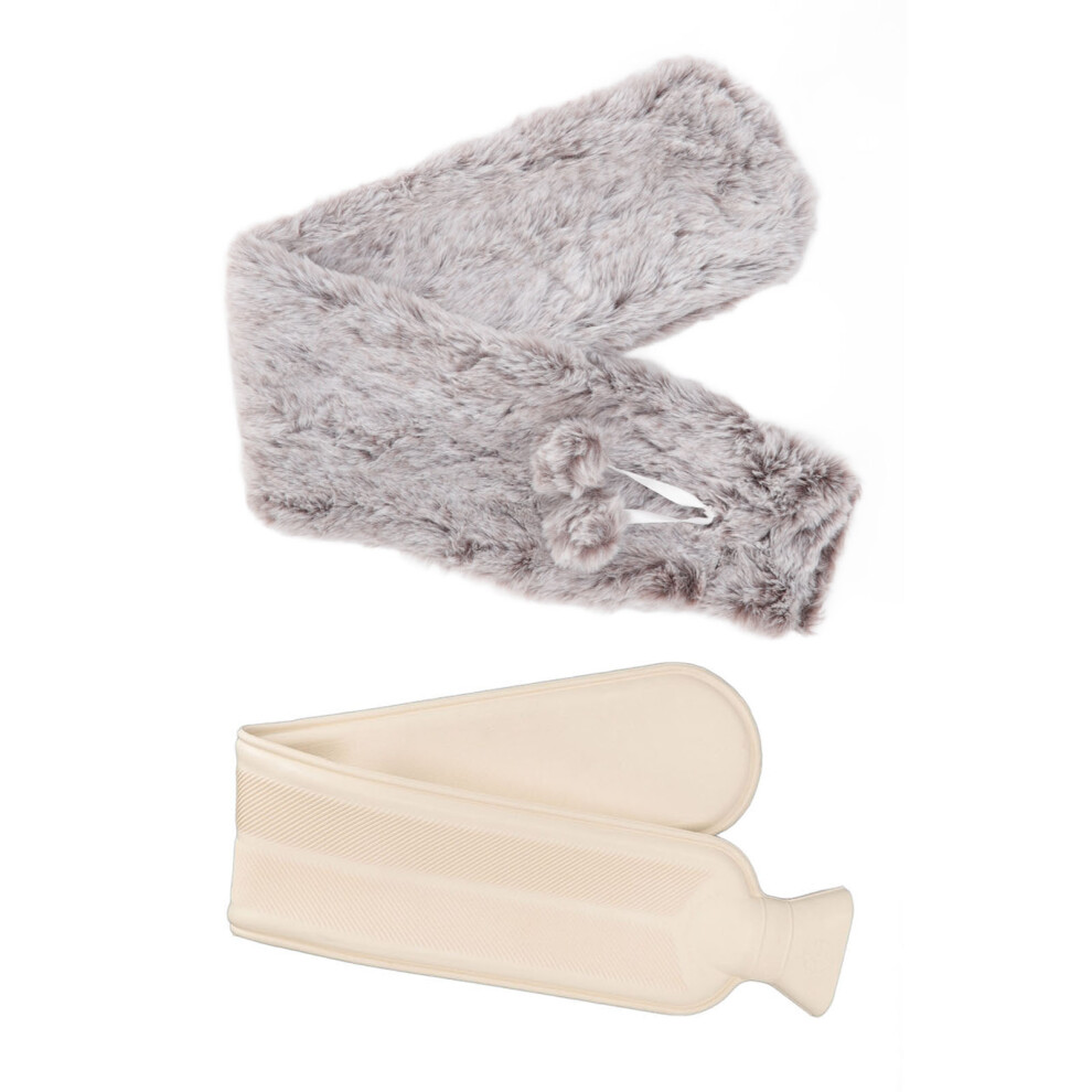 2000ML Hand Warmer Water Bag Rubber Plush Winter Hot Water Bottle 7212cm