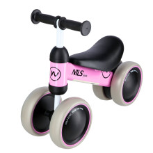 Roze loopfiets - lichtgewicht, verstelbare stoel