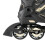 Inline Skates, Black-Beige, Size M 4