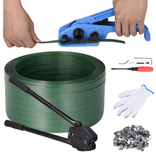 Heavy Duty Pallet Strapping Kit with Tensioner and Sealer for Warehouse and Industrial Use