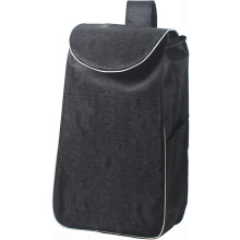 38L Shopping Trolley Bag Replacement with Secure Buckle, Durable Foldable Grocery Cart Bag Universal Fit