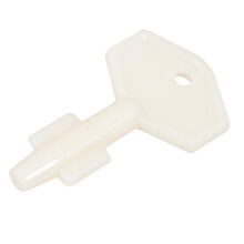 Toilet Paper Dispenser Key, Durable Plastic Replacement for Commercial and Household Dispensers