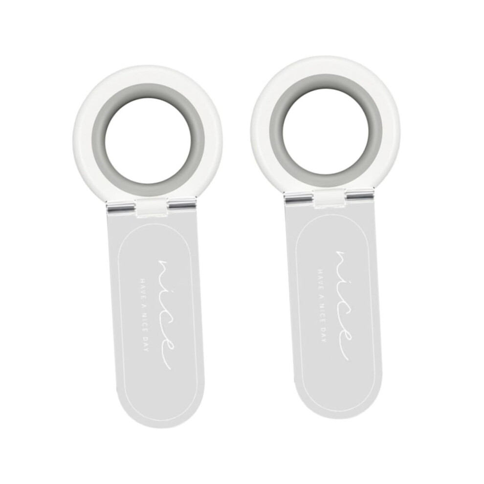 Toilet Seat Lifter Handles 2pcs with Ergonomic Grip for Hygienic Home and Public Restroom Use