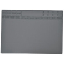 ESD Soldering Mat Heat Resistant Antistatic Silicone Work Mat with Screw Slots for Electronics