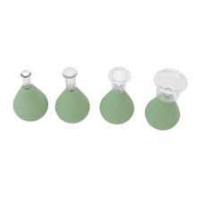 4Pcs Facial Cupping Set for Tightening Skin & Reducing Lines, 6x6.7cm