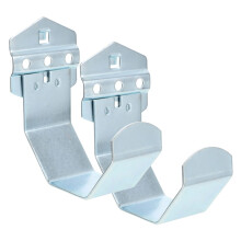 Pegboard Hooks for Tools with Load Capacity, Secure Tail Arc, Garage Tool Storage Holders 2 Pack
