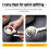 Stainless Steel Egg Cutter 21cm, Rustproof Multi-Functional Kitchen Tool 12