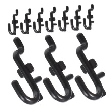 10Pcs Sturdy Pegboard Hooks for Garage Organization, SpaceSaving Tool Storage, Easy Install