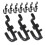 10Pcs Sturdy Pegboard Hooks for Garage Organization, SpaceSaving Tool Storage, Easy Install 1