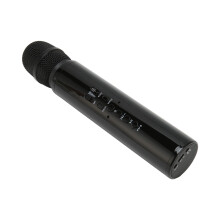 Microphone de karaoké sans fil avec batterie de 2000 mAh, réduction du bruit, audio stéréo, noir