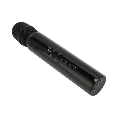 Wireless Karaoke Mic with Noise Reduction, 2000mAh, Black