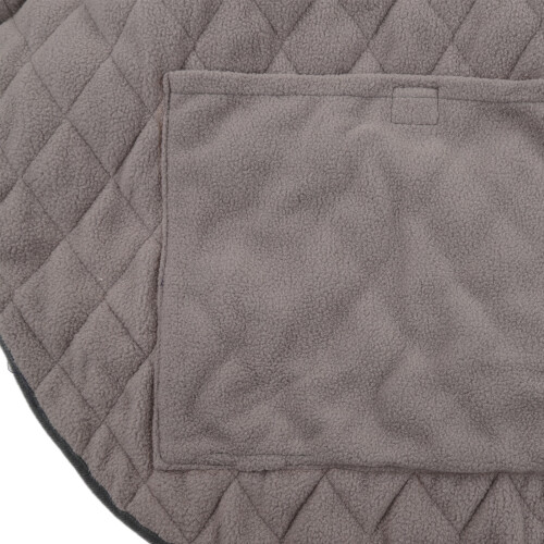 Unisex USB Heated Shoulder Shawl 60x56cm Grey, 10W Polyester 2