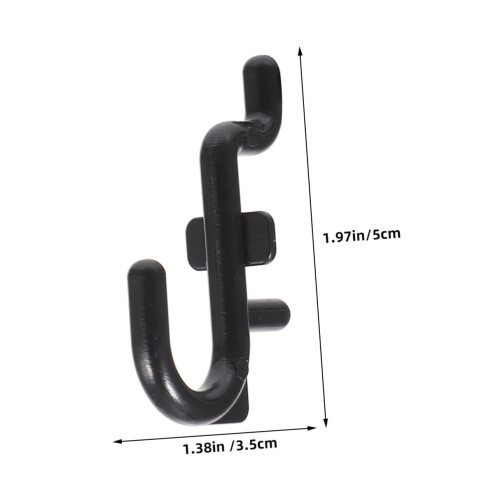 10Pcs Sturdy Pegboard Hooks for Garage Organization, SpaceSaving Tool Storage, Easy Install 1
