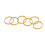 120 Pcs Industrial Elastic Rubber Bands 160mm Perimeter 5mm Width 6